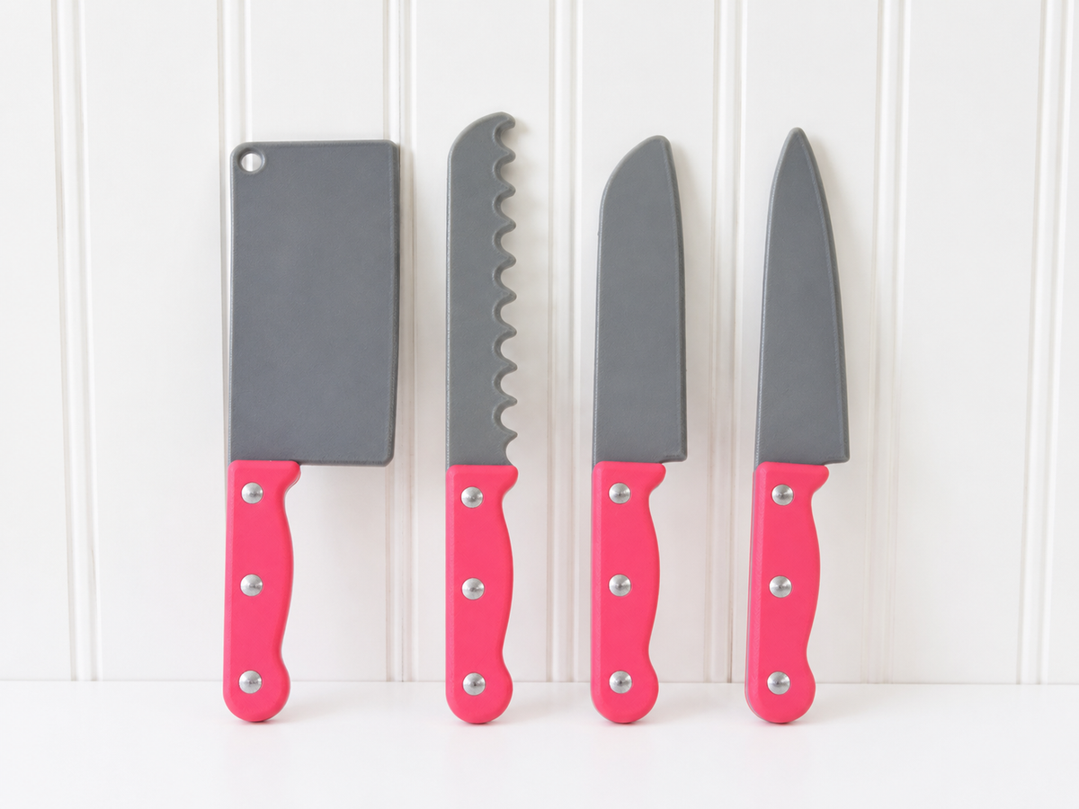 Montessori Toy Knife Set - 4 Pieces