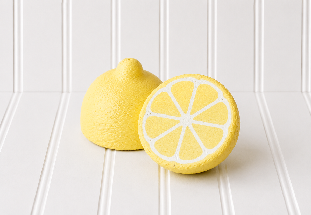 Magnetic lemon - Montessori Pretend Play Food