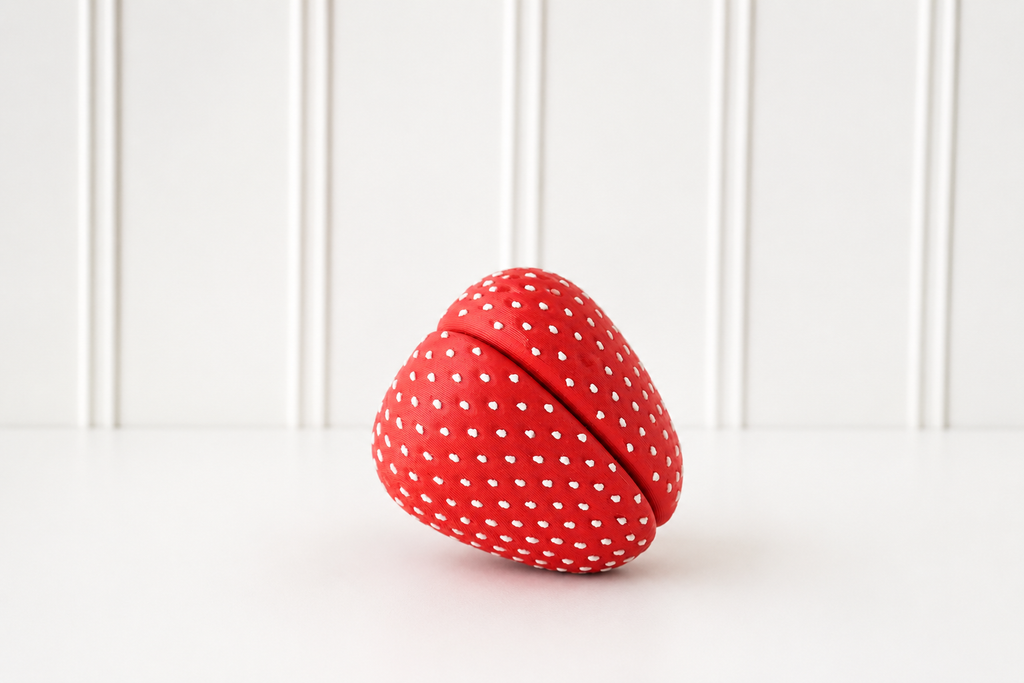 Magnetic Strawberry - Montessori Pretend Play Food