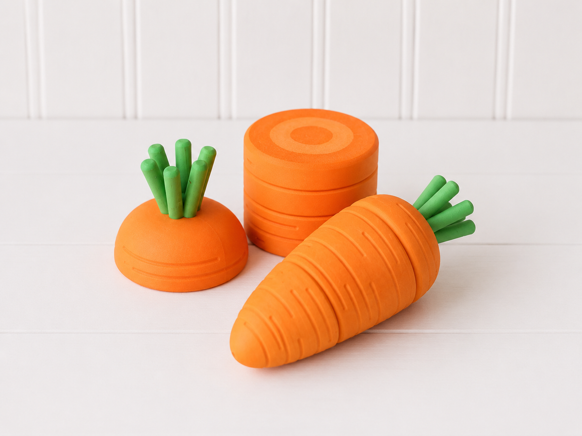 Magnetic Carrot - Montessori Inspired Pretend Play Food
