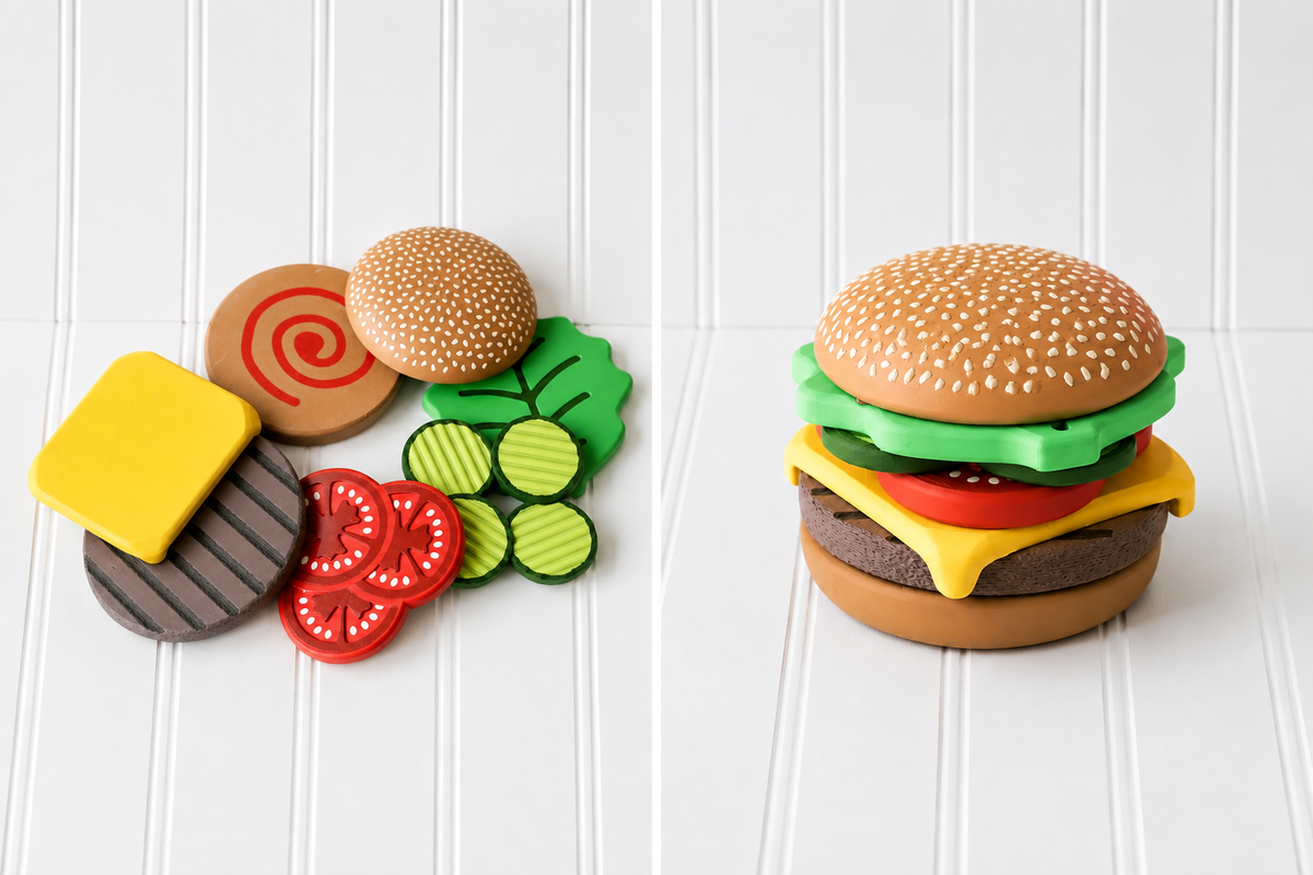 Magnetic Burger - Pretend Play Toy