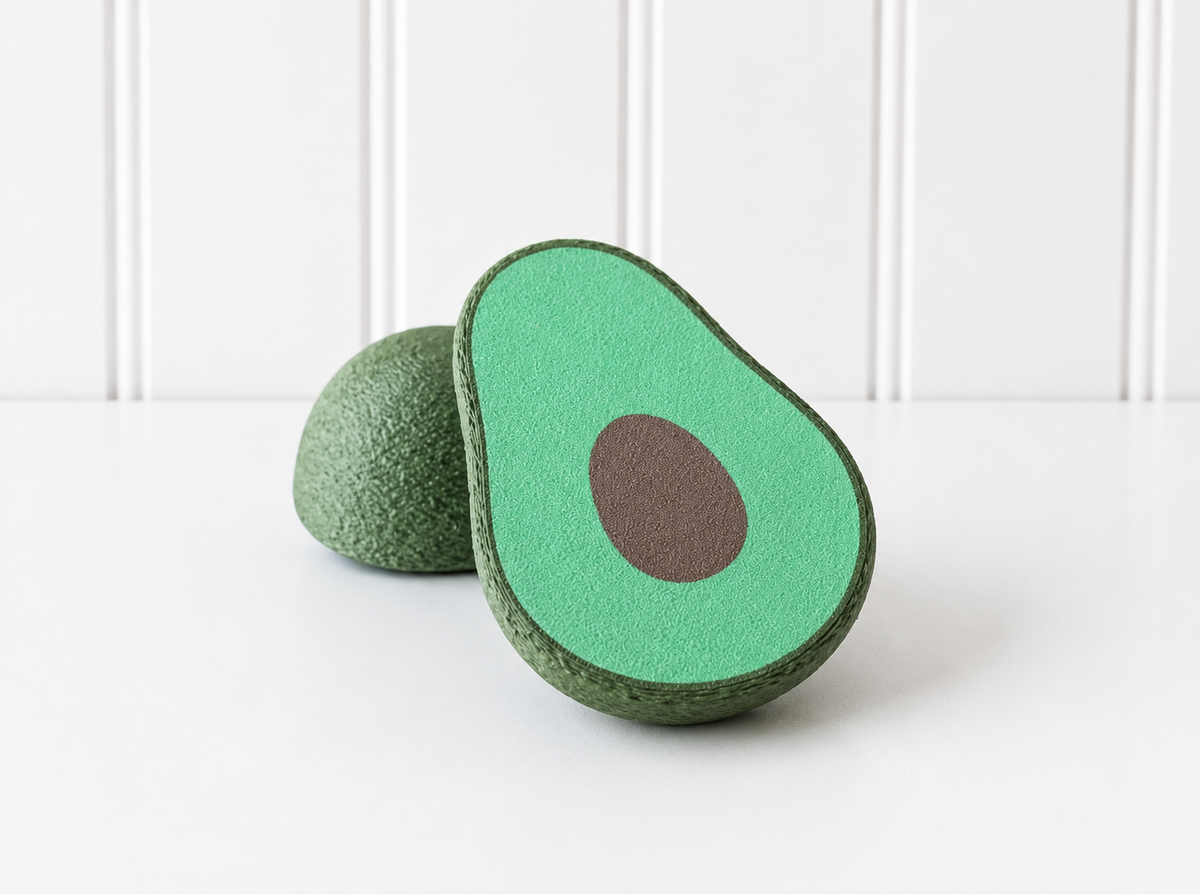 Magnetic Avocado - Montessori Pretend Play Food