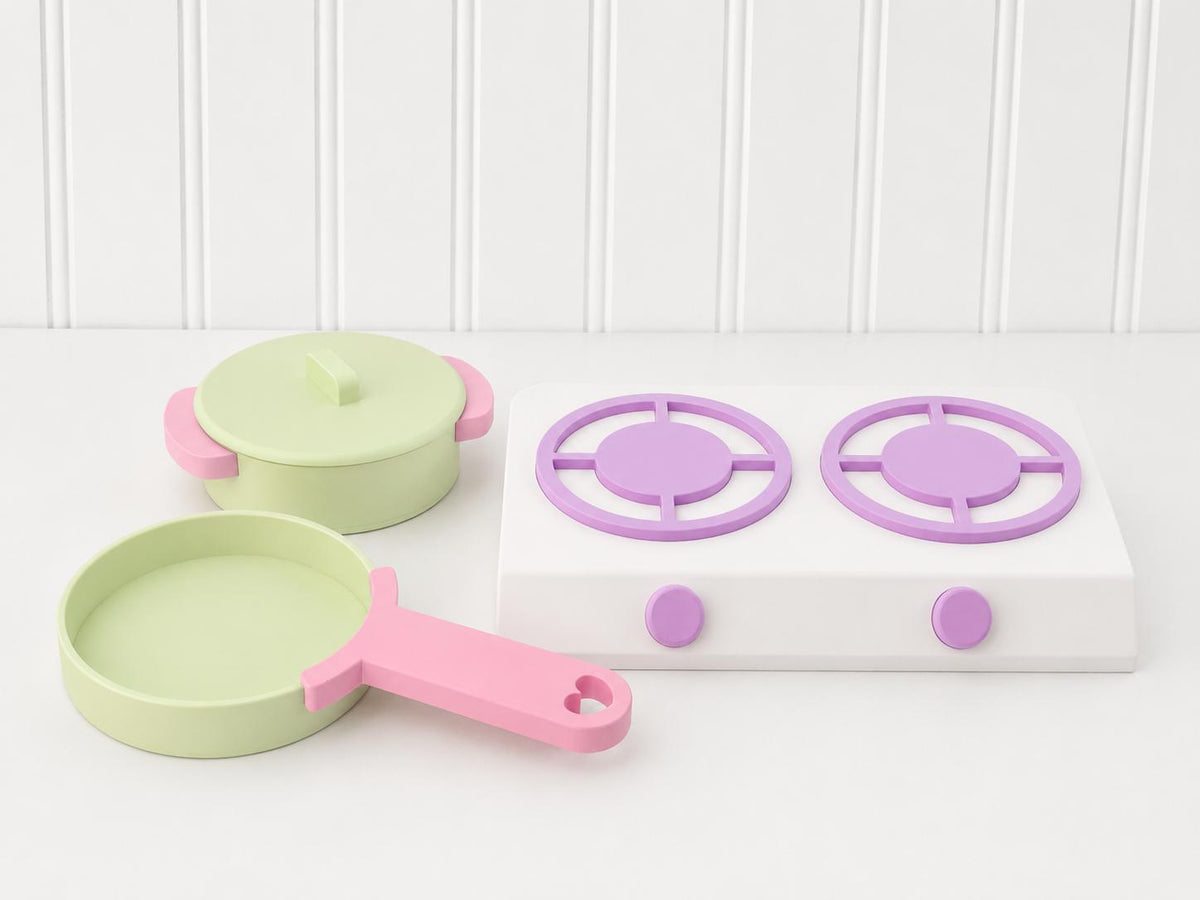 Montessori Pretend Play Kitchen Set