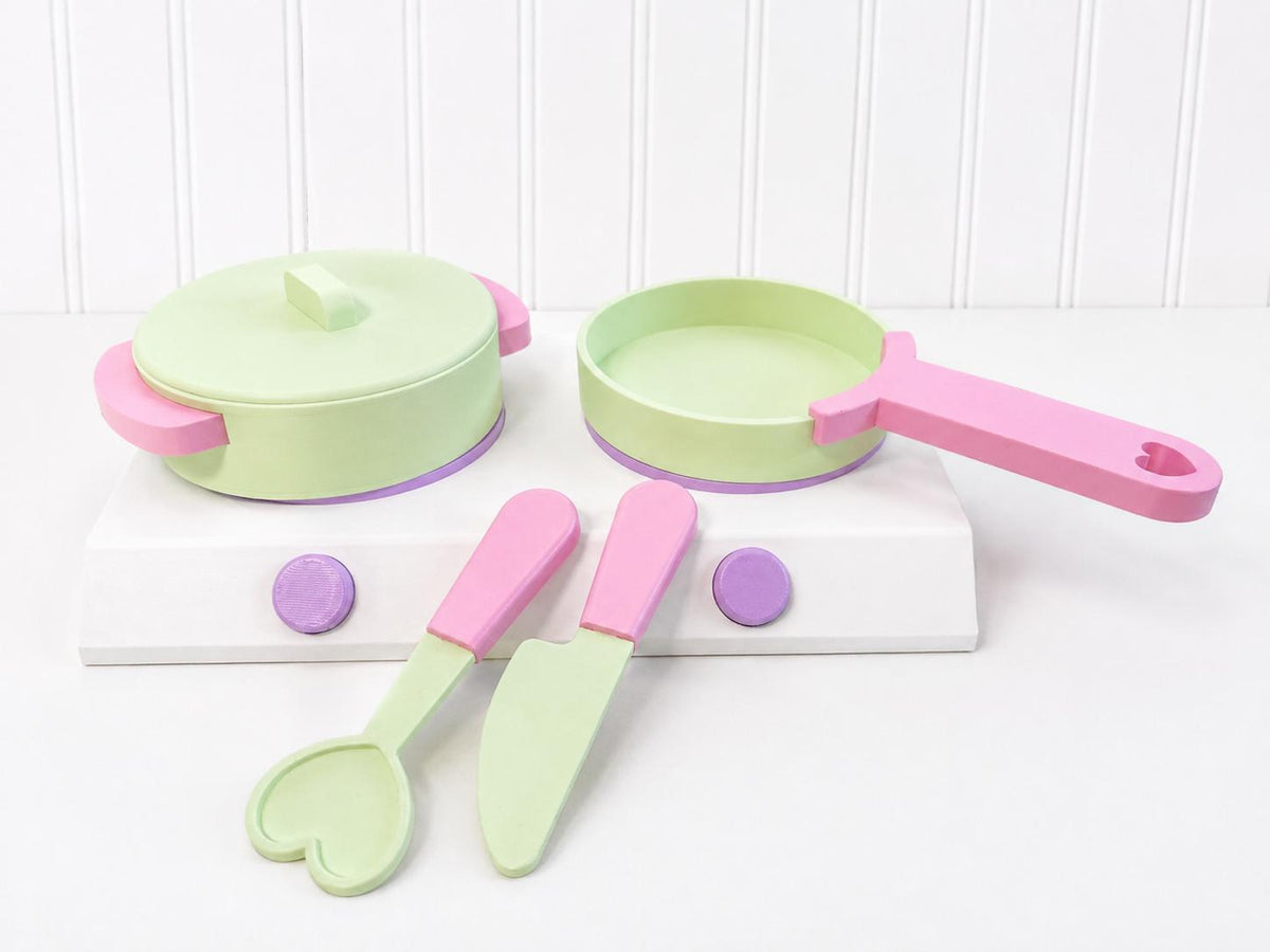 Montessori Pretend Play Kitchen Set