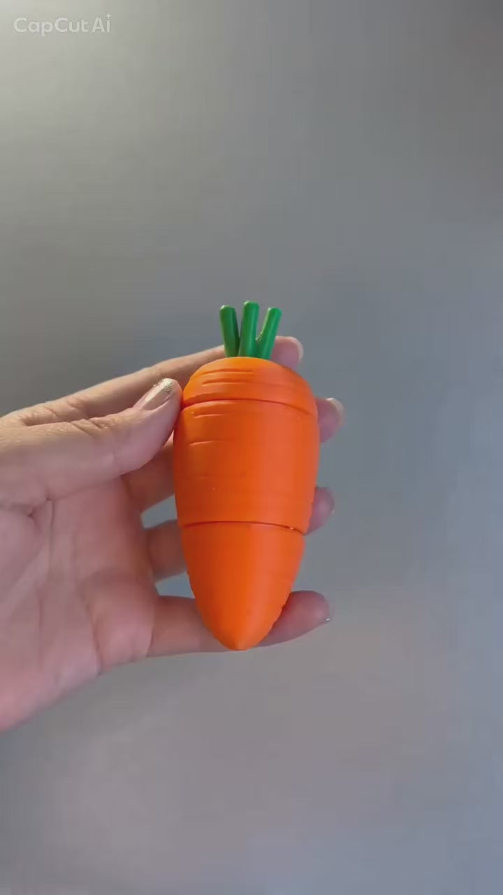 Magnetic Carrot - Montessori Inspired Pretend Play Food